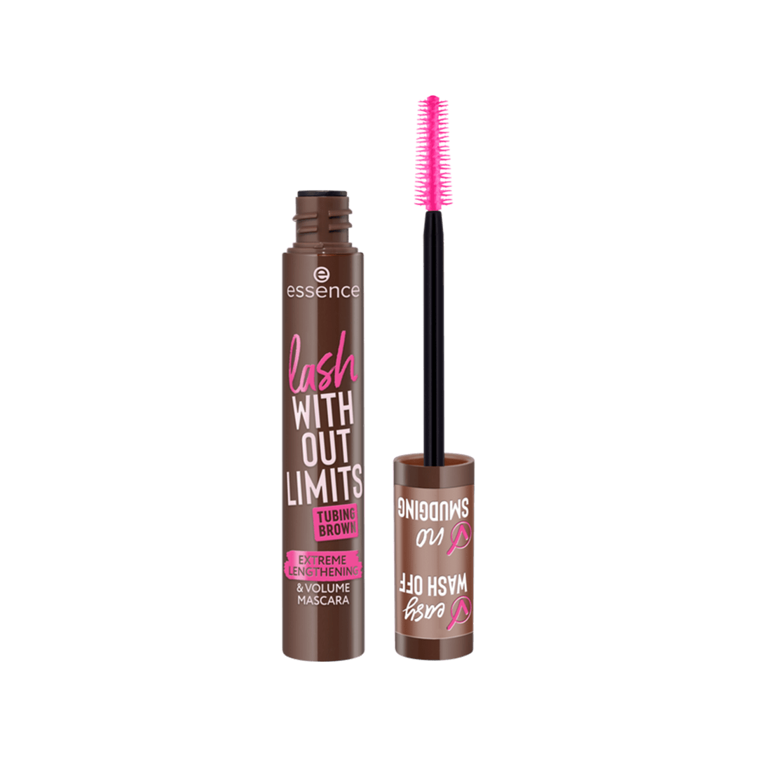 Essence Lash Without Limits Exterme Lengthening & Volume Mascara - 05 Brown Tubing Mascara - XOXO cosmetics