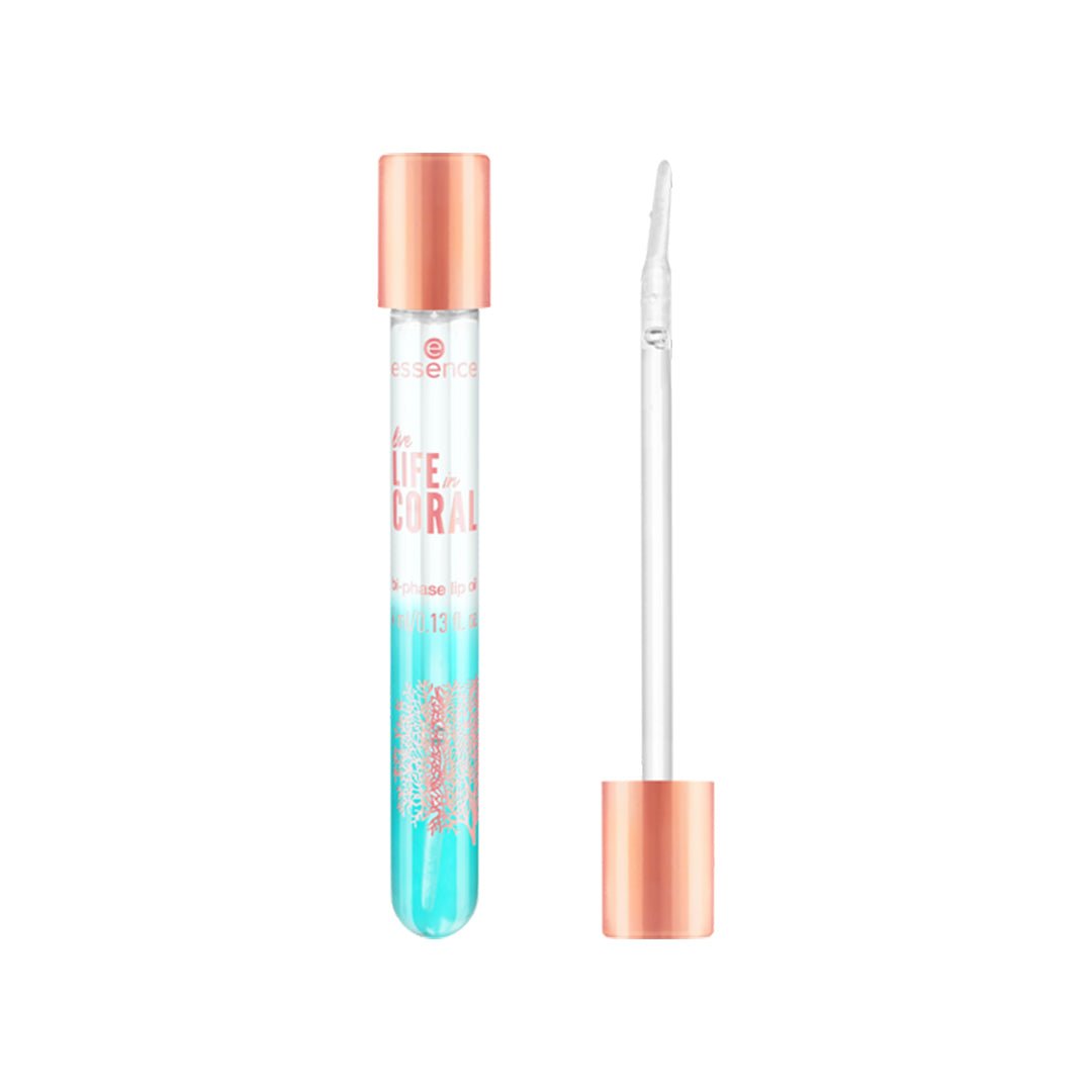 Essence Live Life In Coral Bi-Phase Lip Oil Lip Oil - XOXO cosmetics