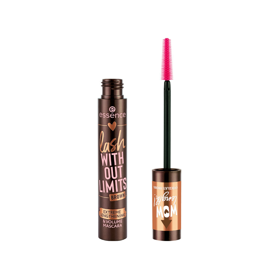 Essence Love It A Choco' Lot! Lash Without Limits Brown Extreme Lengthening & Volume Mascara Mascara - XOXO cosmetics