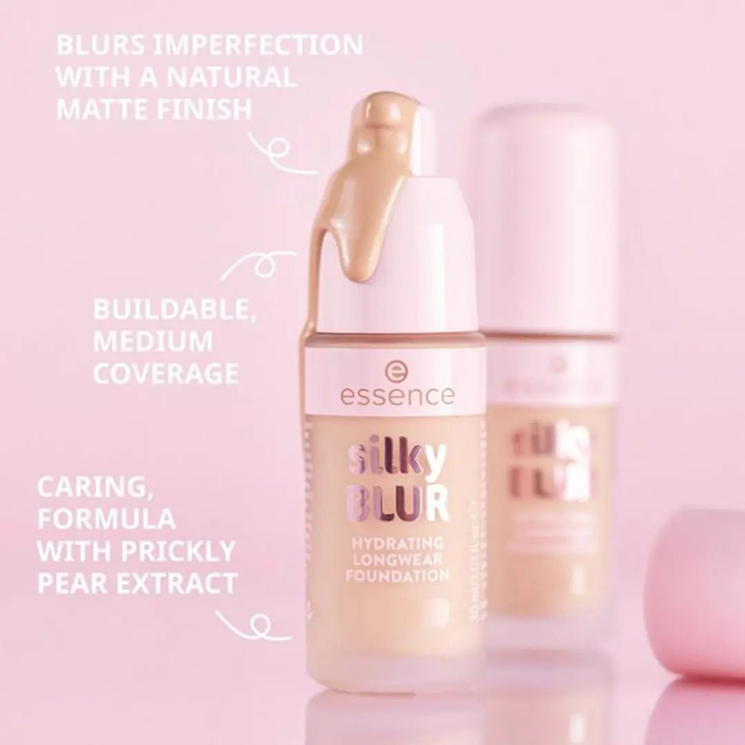 Essence Silky Blur Hydrating Longwear Foundation Foundation - XOXO cosmetics