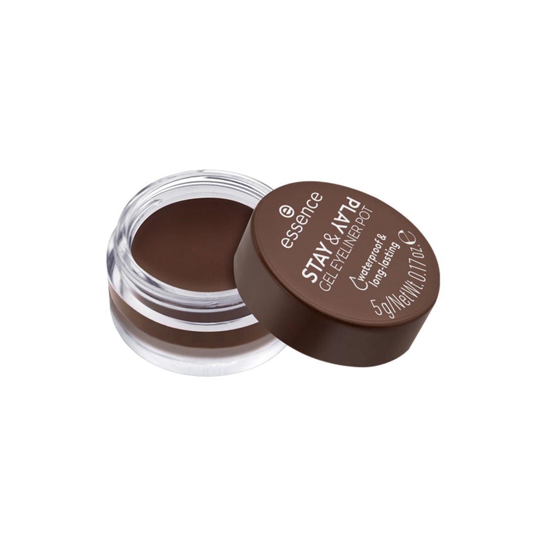 Essence Stay & Play Gel Eyeliner Pot Eyebrow - XOXO cosmetics