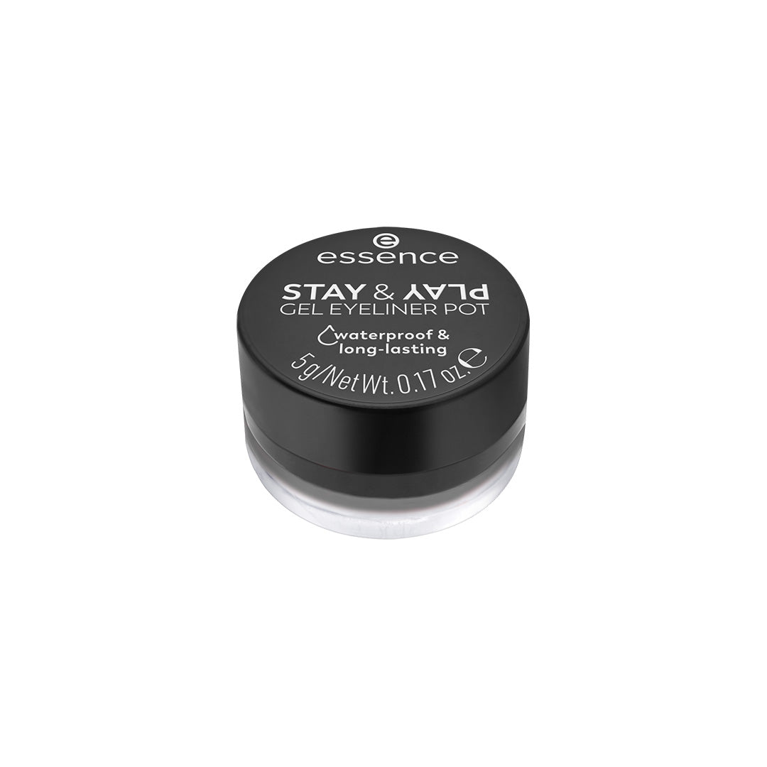Essence Stay & Play Gel Eyeliner Pot Eyebrow - XOXO cosmetics