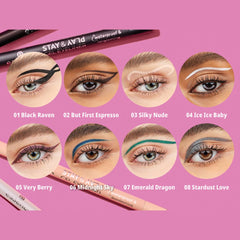 Essence Stay & Play Gel Eyeliner Eyeliner - XOXO cosmetics