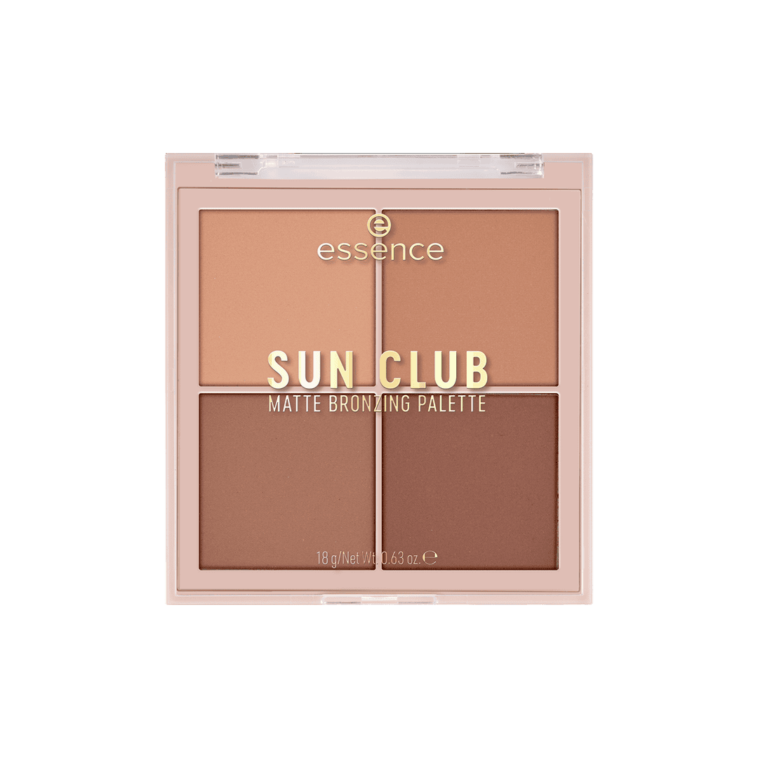 Essence Sun Club Matte Bronzing Palette - 10 Better Than Vacation Tan Bronzer - XOXO cosmetics