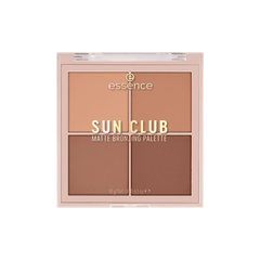 Essence Sun Club Matte Bronzing Palette - 10 Better Than Vacation Tan Bronzer - XOXO cosmetics