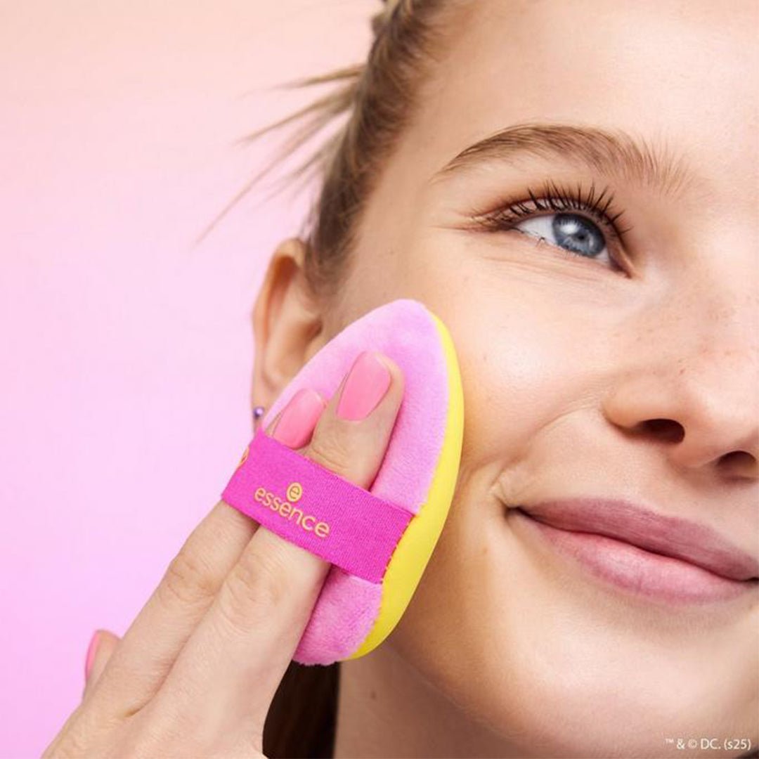 Essence Superman Double-Sided Powder Puff Makeup Tools - XOXO cosmetics