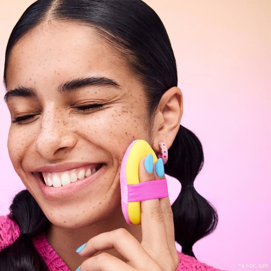 Essence Superman Double-Sided Powder Puff Makeup Tools - XOXO cosmetics