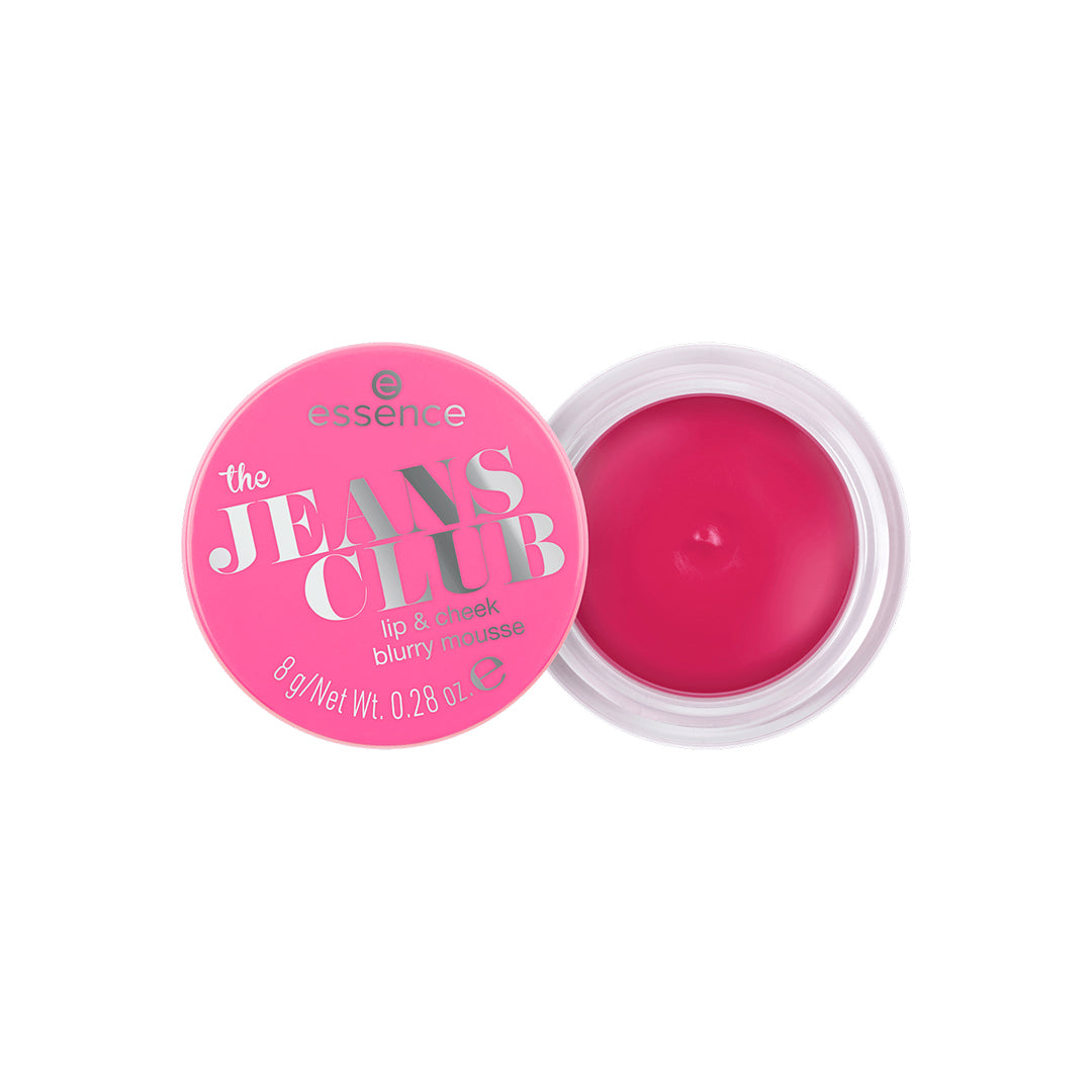 Essence The Jeans Club Lip & Cheek Blurry Mousse - 01 Pink Dreams & Cool Jeans Lip Tint - XOXO cosmetics