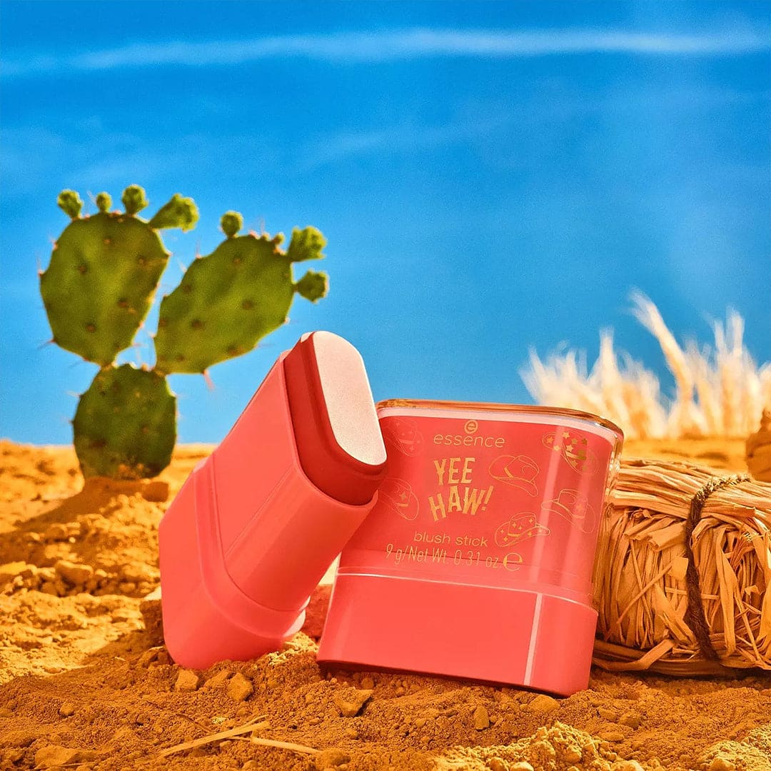 Essence YEE HAW! Blush Stick - 01 Wild Heart, Country Soul Blush - XOXO cosmetics