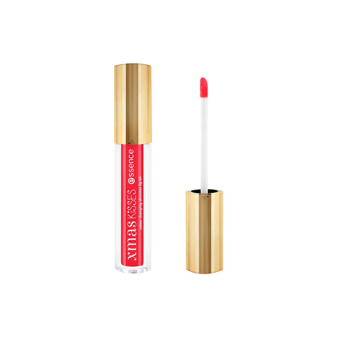 Essence xmas Kisses Colour Changing Shimmer Lip Oil - 01 Kiss & Wish! Lip Oil - XOXO cosmetics