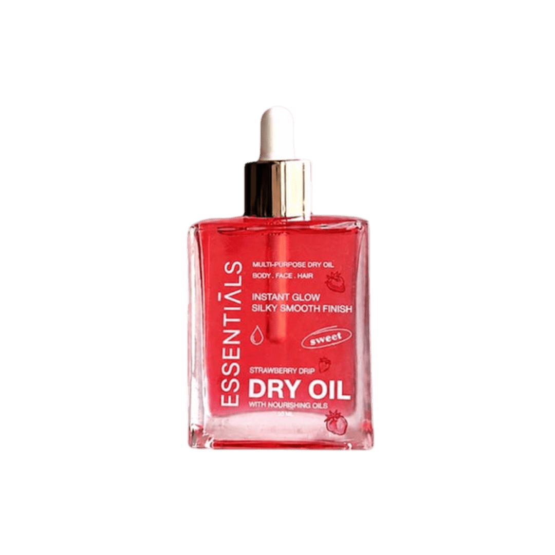 Essentials Strawberry Drip Dry Oil - 50ml Body Oil - XOXO cosmetics