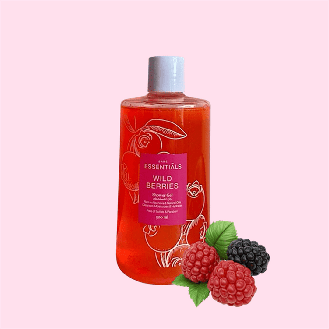 Essentials Wild Berries Shower Gel - 500ml Shower Gel - XOXO cosmetics