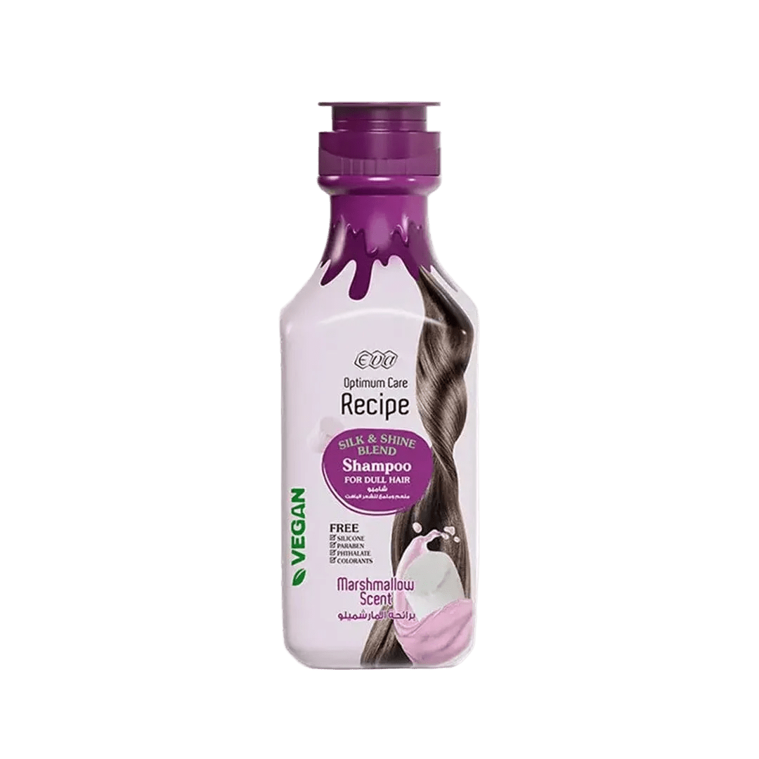 Eva Optimum Care Recipe Silk & Shine Blend Shampoo For Dull Hair - Marshmallow Scent Shampoo - XOXO cosmetics