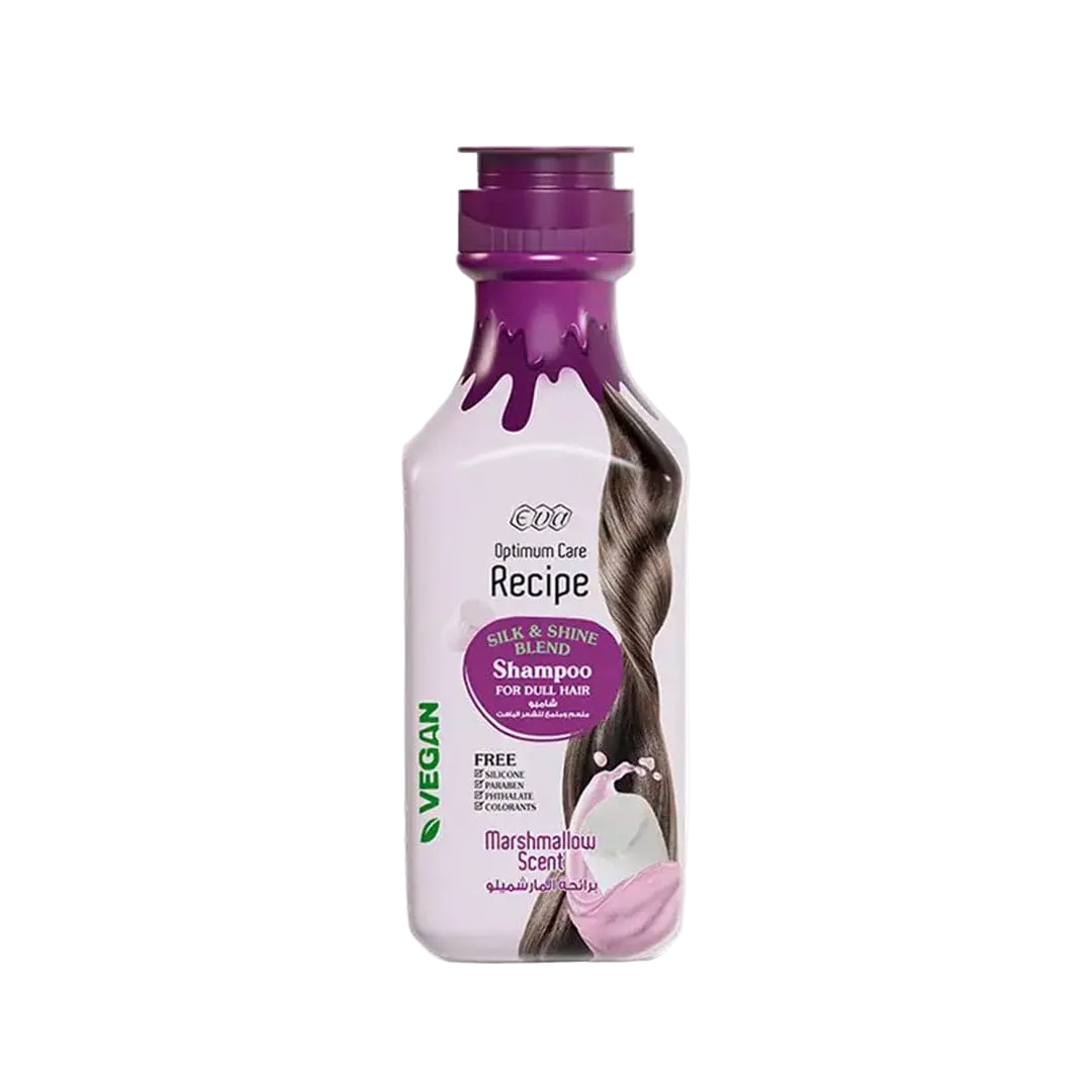 Eva Optimum Care Recipe Silk & Shine Blend Shampoo For Dull Hair - Marshmallow Scent