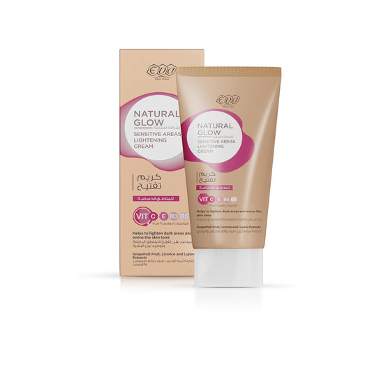 Eva Skin Care Natural Glow Lightning Cream For Sensitive Areas 50g Whitening Cream - XOXO cosmetics