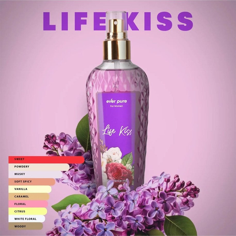 Ever Pure Like Kiss Fragrance Mist Body Mist - XOXO cosmetics