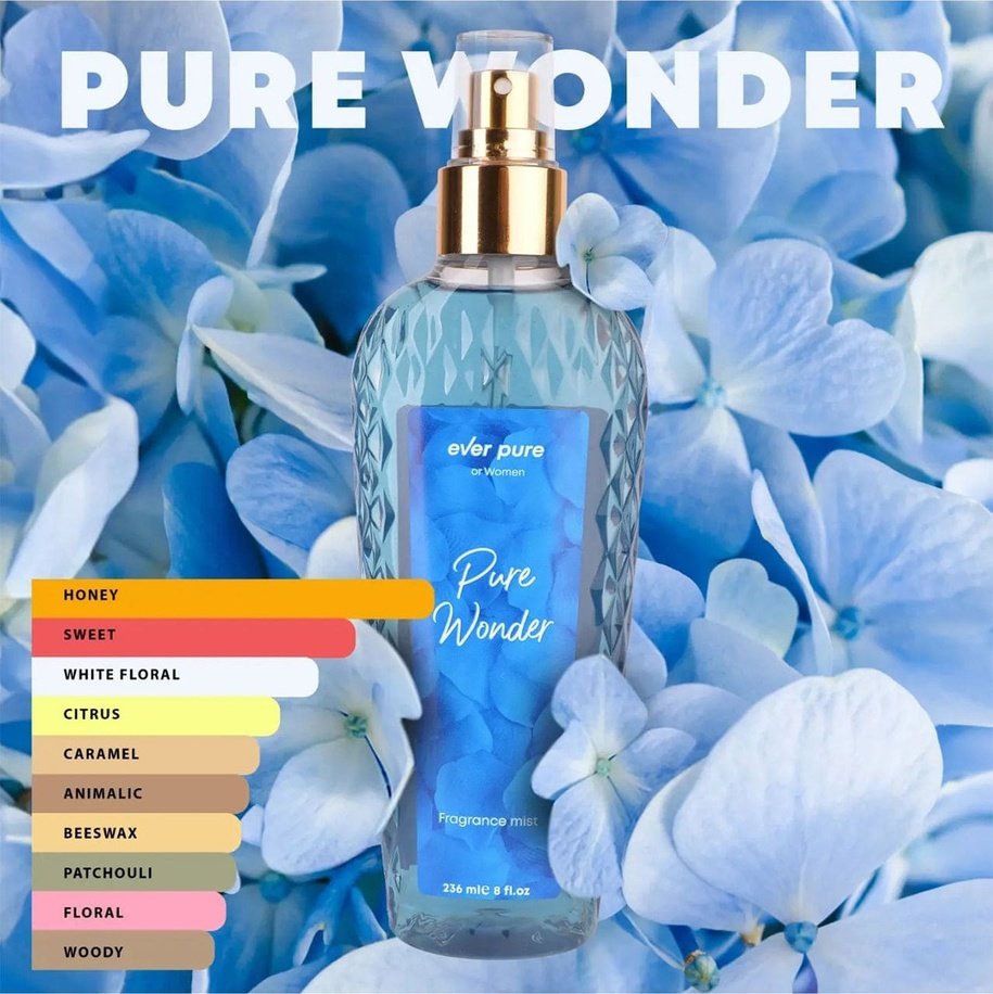 Ever Pure Pure Wonder Fragrance Mist Body Mist - XOXO cosmetics