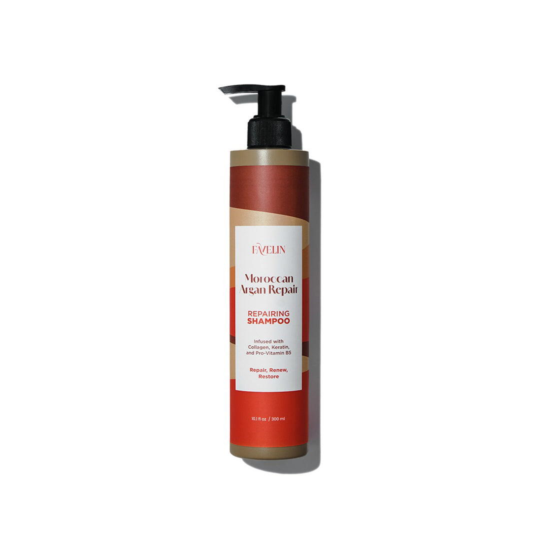 Favelin Moroccan Argan Repair Shampoo 300ML Shampoo - XOXO cosmetics