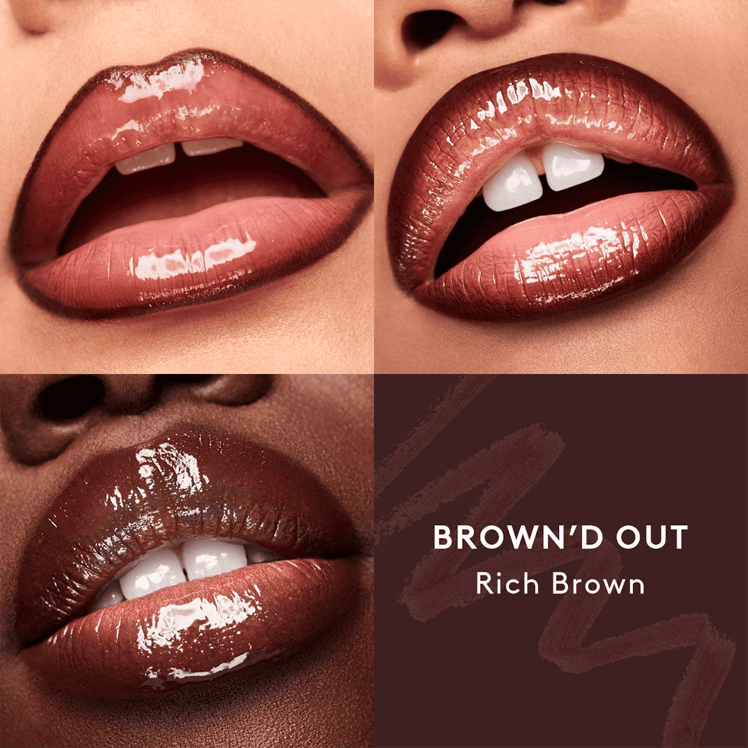 Fenty Beauty Brown'd Pout Lip Liner + Mini Lip Plumper Duo Lip Set - XOXO cosmetics