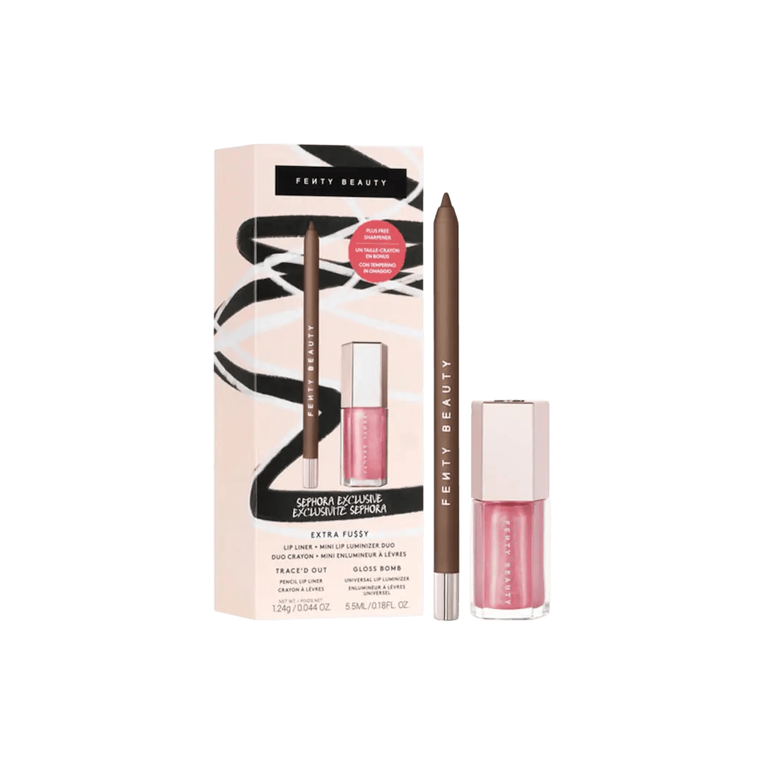 Fenty Beauty Extra Fu$$y Lip Liner + Mini Lip Luminizer Duo Lip Set - XOXO cosmetics