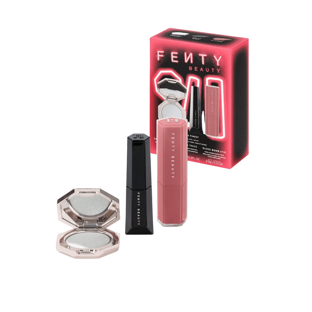 Fenty Beauty Fenty's Finest 3-Piece Face, Eye + Lip Kit Makeup Set - XOXO cosmetics