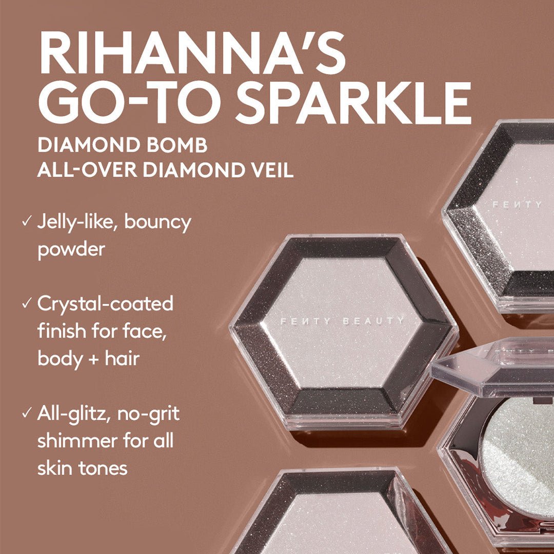 Fenty Beauty Fenty's Finest 3-Piece Face, Eye + Lip Kit Makeup Set - XOXO cosmetics