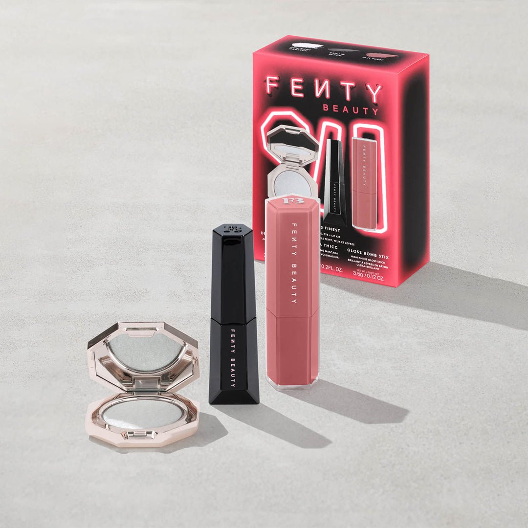 Fenty Beauty Fenty's Finest 3-Piece Face, Eye + Lip Kit Makeup Set - XOXO cosmetics