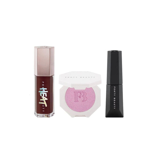 Fenty Beauty Rihanna Fenty's Most Wanted: 3-Piece Lip, Face + Eye Kit Face Kit - XOXO cosmetics
