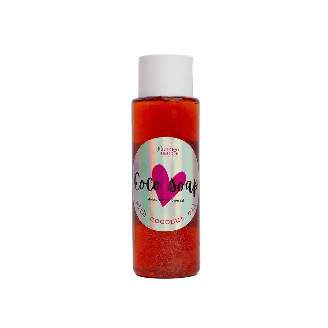 Flamingo Natural COCO Moisturizing Shower Gel With Bubble Gum Shower Gel - XOXO cosmetics