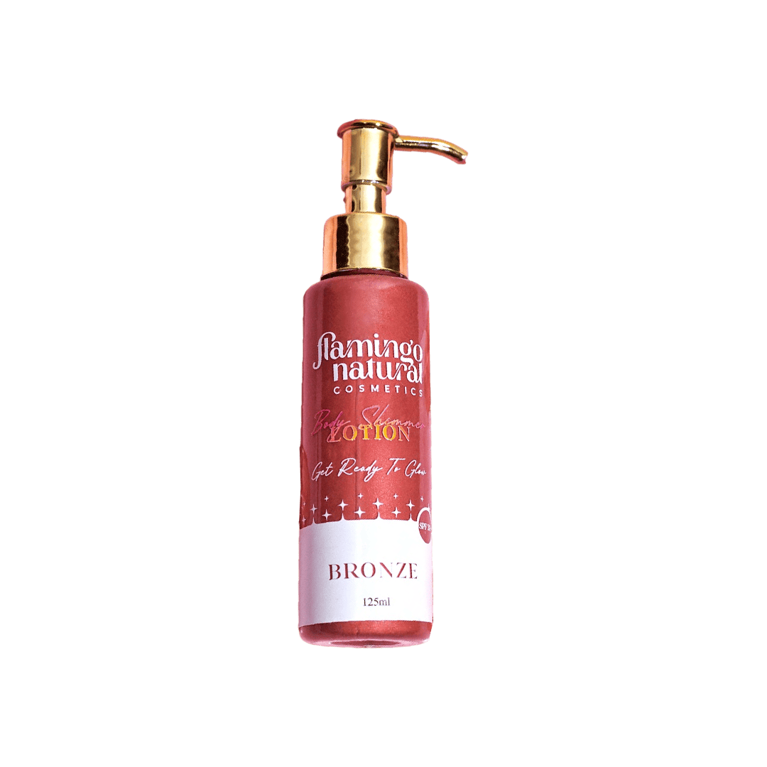 Flamingo Natural Shimmer Body Lotion Bronze - 125ml Body Lotion - XOXO cosmetics