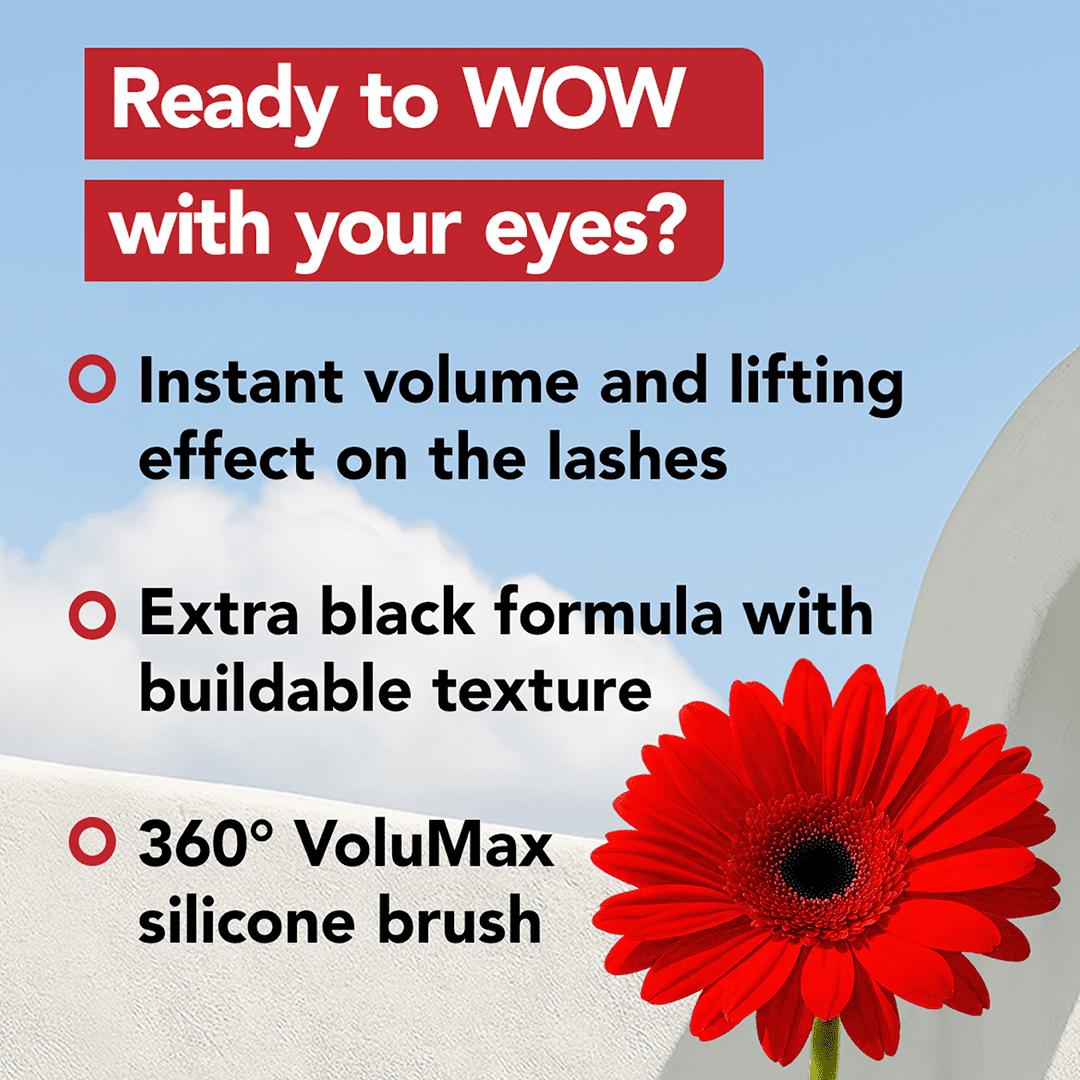 Flormar Volume Up Mascara - Black Mascara - XOXO cosmetics