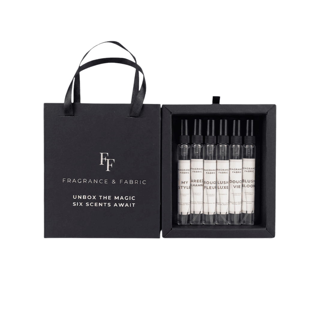 Fragrance & Fabric Pour Femme Women Set Of 6 Bottles x 10 ml Perfume Set - XOXO cosmetics
