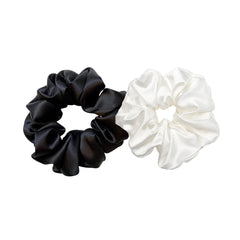 Fragrance & Fabric Satin Scrunchie Set of Two Hair Tools - XOXO cosmetics