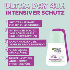 GARNIER Mineral Ultra Day 48h Deodorant Deodorant - XOXO cosmetics