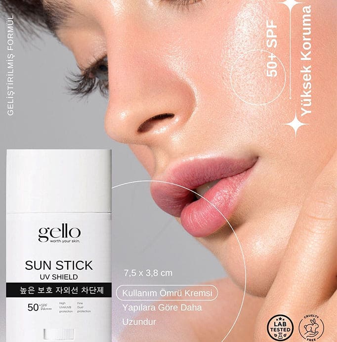 GELLO 50 SPF Sunscreen Sun Stick UV Shield Sunblock - XOXO cosmetics