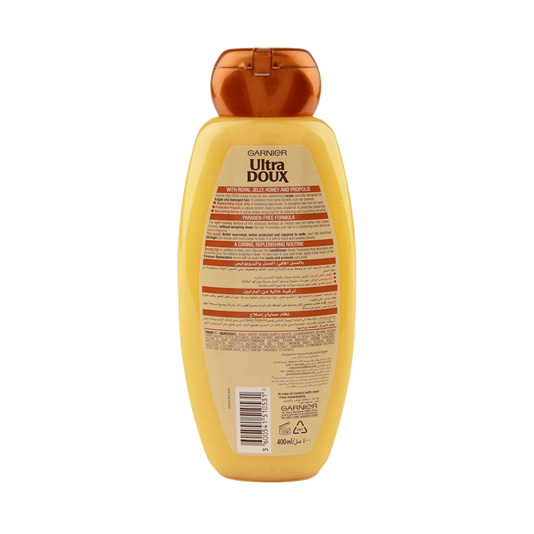 Garnier Ultra Doux Replenishing Shampoo Honey Treasures - 400ml Shampoo - XOXO cosmetics