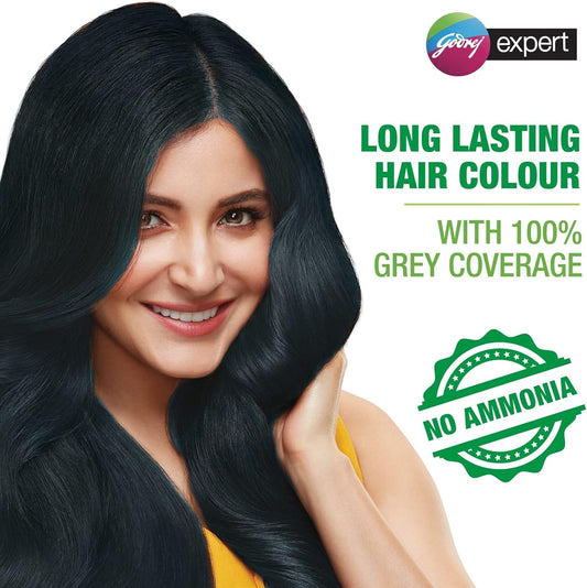 Godrej Expert Rich Creme Hair Color - Natural Black 1.00 Hair Color - XOXO cosmetics