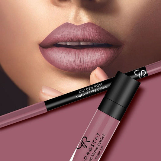 Golden Rose Matte Lip Kit - Blush Pink Lip Kit - XOXO cosmetics