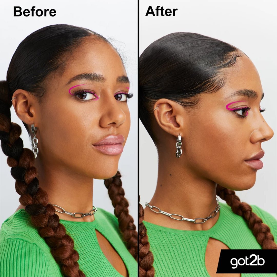 Got2b Glued 4 Brows & Edges Tinted Gel - Dark Blonde To Brown Eyebrow - XOXO cosmetics