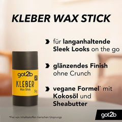 Got2b Glued Wax Stick - 50g Hair Styling - XOXO cosmetics