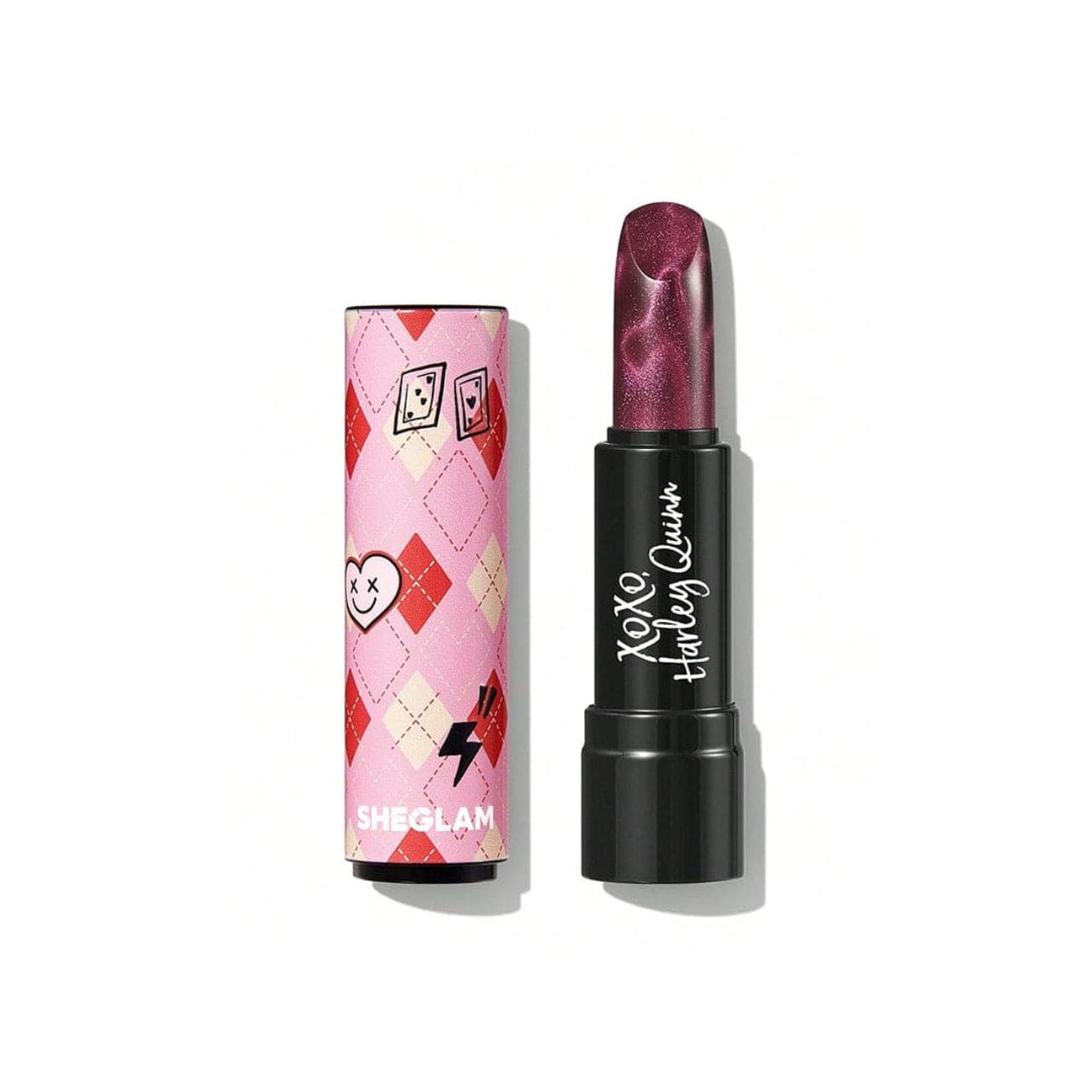 Harley Quinn X SHEGLAM Thrill Seeker Color-Changing Lipstick-FunHouse Lipstick - XOXO cosmetics