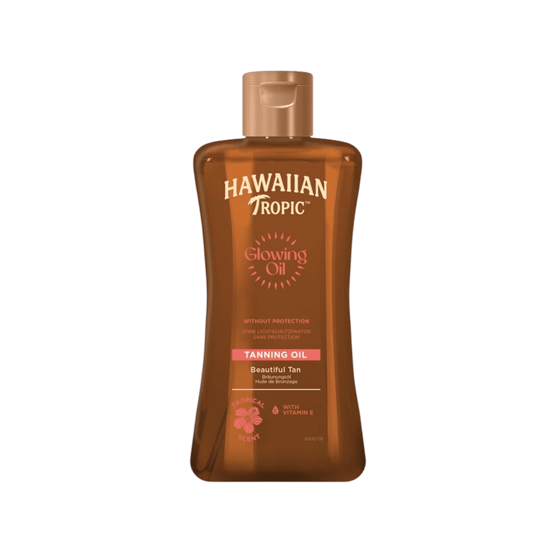 Hawaiian Tropic Glowing Protection Tanning Oil - 200ml Body Oil - XOXO cosmetics