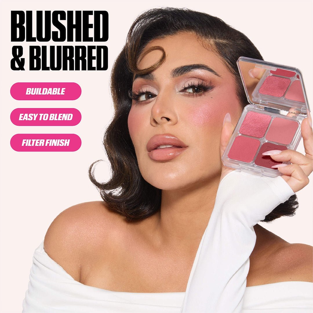 Huda Beauty Blush Filter Blurring Blushlighters Palette Blush - XOXO cosmetics