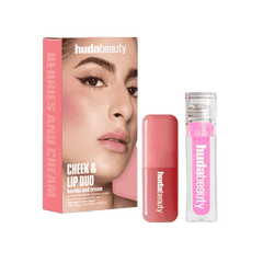 Huda Beauty Cheek & Lip Duo Berries And Cream Makeup Set - XOXO cosmetics