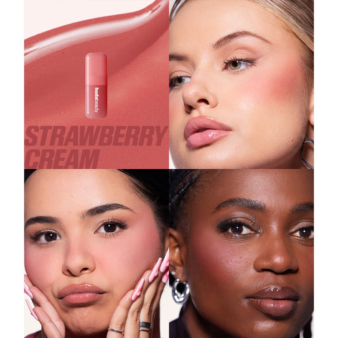 Huda Beauty Cheek & Lip Duo Berries And Cream Makeup Set - XOXO cosmetics