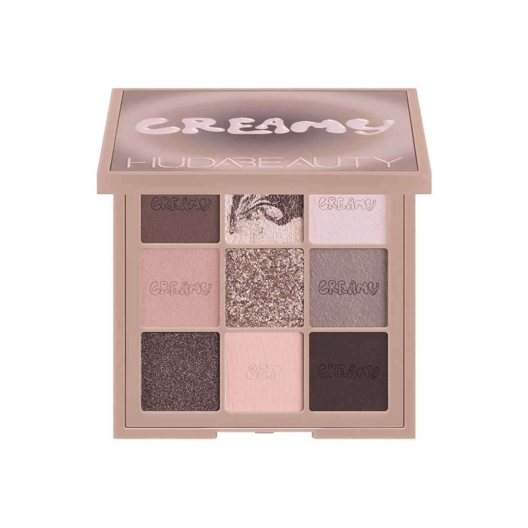 Huda Beauty Creamy Obsessions Eyeshadow Palette - Grey 9 Eyeshadow - XOXO cosmetics