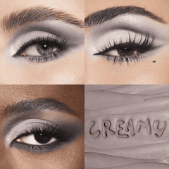 Huda Beauty Creamy Obsessions Eyeshadow Palette - Grey 9 Eyeshadow - XOXO cosmetics
