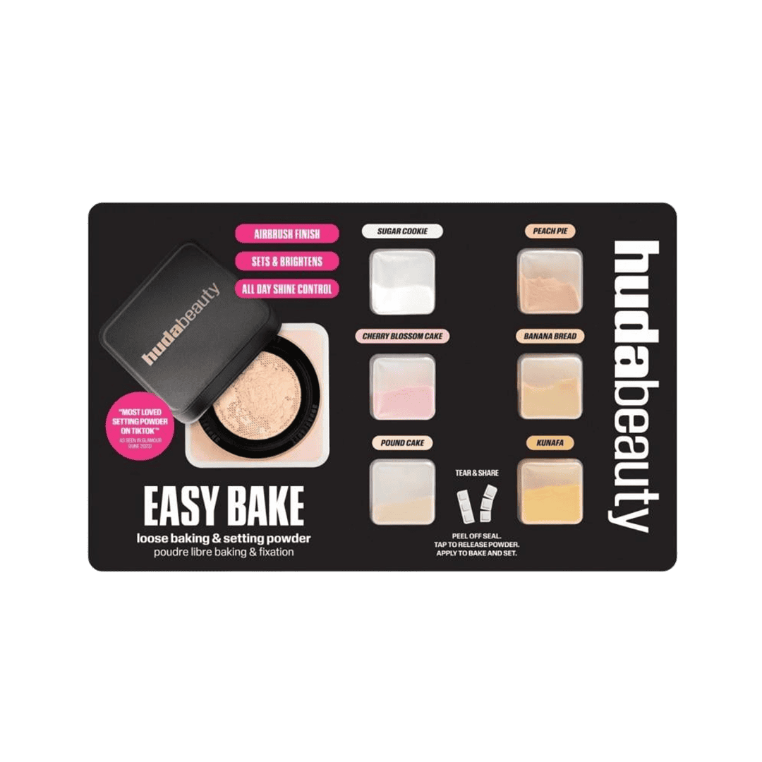 Huda Beauty Easy Bake Loose Baking & Setting Powder - Samples Set 6 Powder - XOXO cosmetics