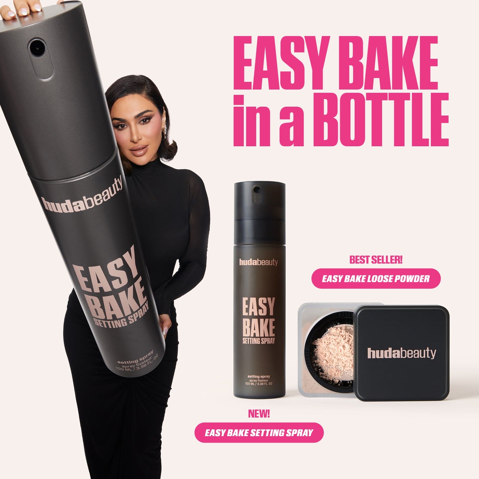 Huda Beauty Easy Bake Setting Spray Setting & Fixing Spray - XOXO cosmetics