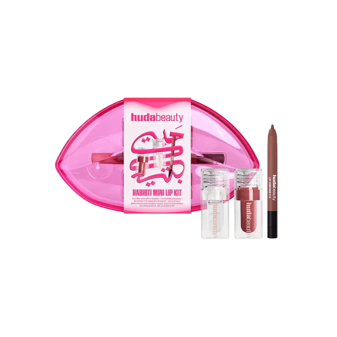 Huda Beauty Habibti Mini Lip Kit Lip Kit - XOXO cosmetics